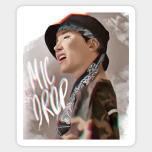 MIC DROP 2 Sticker